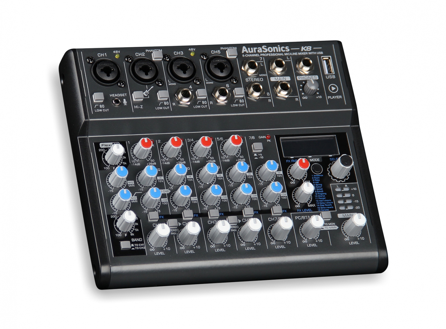 AuraSonics K8 компактный микшерный пульт в Покрове