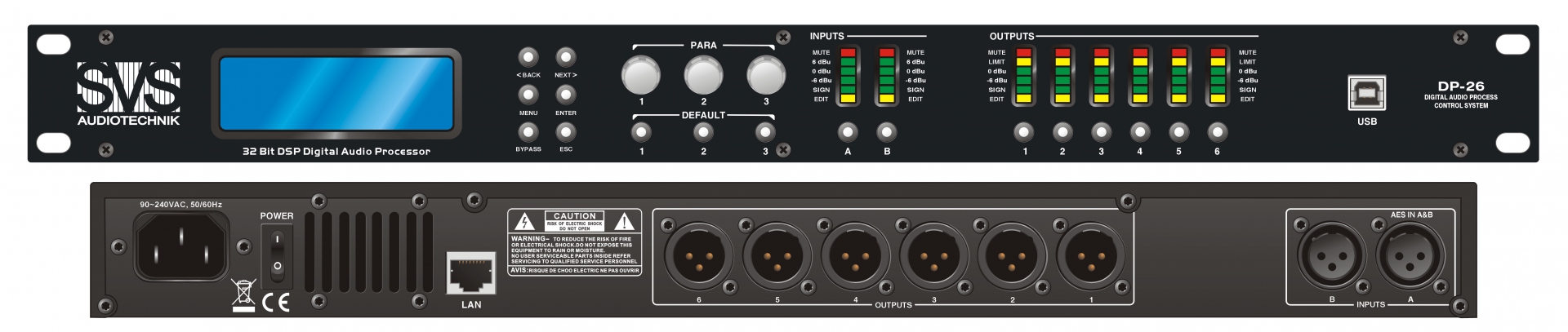SVS Audiotechnik DP-26 Цифровой процессор: 2 входа 6 выходов в Покрове