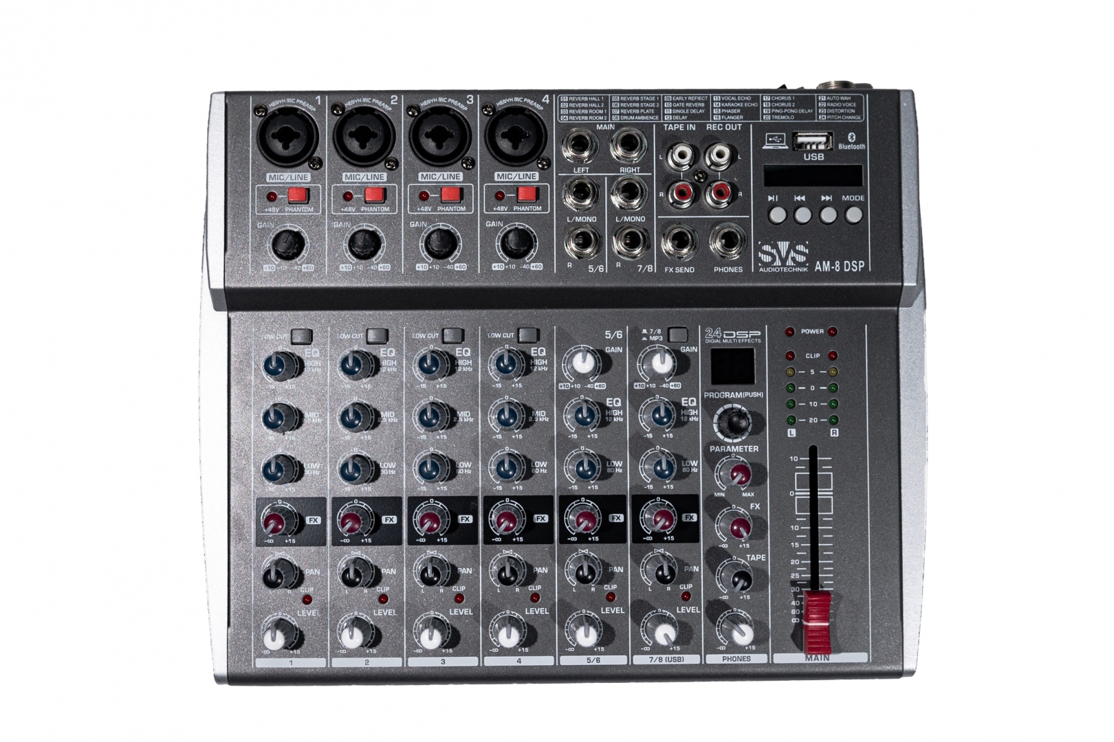 SVS Audiotechnik mixers AM-8 DSP Микшерный пульт аналоговый, 8-канальный в Покрове